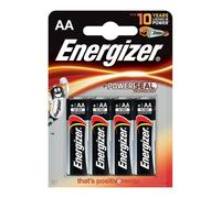 Energizer alkaline power batteria alcalina aa lr6 blister * 4