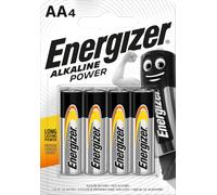 Energizer Alkaline Power batterie stilo AA/4 LR6/4 E300132907