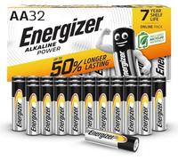 Energizer Batterie Alcaline AA, Alkaline Power, Confezione da 32