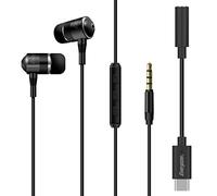 Energizer - Auricolari cablati con adattatore USB-C - telecomando a 3 pulsanti