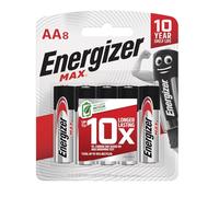 Energizer Batteria alcalina E91 Bp8 Max 1,5 V - Aa, confezione da 8