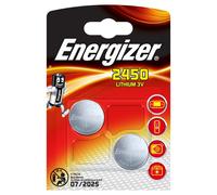 Energizer Batteria CR2450 Litio 3V 620mAh - 2 Pezzi in Blister