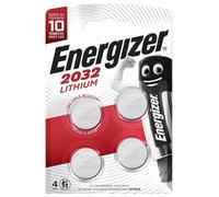 EN 4X2032 - Pila a bottone al litio, 3 V, 240 mAh, 20 x 3,2 mm, confezione d
