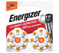 Energizer Batteria per apparecchi acustici, misura 13, confezione da 16