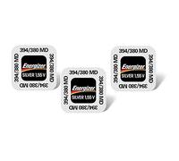 Energizer - Batteria per orologi in ossido di argento 394/380 SR45 SR936SW, set da 3 blister x 1 batteria