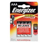 Energizer Batterie Alcaline Aaa Max Lr03 E301532000 4 Unità