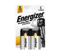 Energizer Batterie Alcaline Power C 2 Pezzi LR14 1.5V Lunga Durata ENG6790