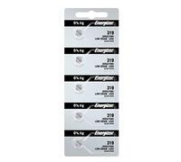 Energizer Batteries 319 (SR527SW) - Batteria per orologio in ossido di argento, confezione da 5