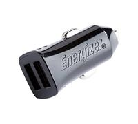 Energizer Caricabatterie da Auto 12W, 2 Porte USB 2,4 A, Smart IC, Compatto | Ricarica due dispositivi mentre guidi: smartphone, tablet e navigatore GPS, si inserisce in un gesto, chip di ricarica smart