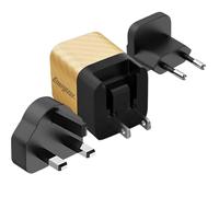 ENERGIZER, Caricatore da parete GaN 4A USB-C 20W multipresa EU / UK / US