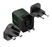 ENERGIZER, Caricatore da rete GaN 4A USB-C 20W multipresa EU / UK / US