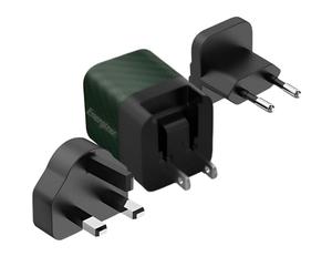 ENERGIZER, Caricatore da rete GaN 4A USB-C 20W multipresa EU / UK / US