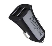 ENERGIZER, Caricatore per accendisigari doppio USB-A 12W Modello Classic, Nero