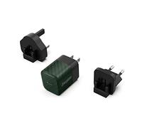 Energizer - Caricatore rapido USB-C da 20 W - senza cavo - 3 prese incluse (EU/US/UK) - Verde