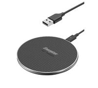 Energizer Caricatore Wireless 15W Ultra Sottile in Alluminio | Compatibile con iPhone, Android e Auricolari | Ricarica Rapida Qi, Design Antiscivolo e Case-Friendly fino a 4mm | WCP107