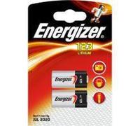 Energizer CR123/CR123A Batteria monouso Litio (CR123/CR123A single Use 2 pack - 3.0V Lithium 2St. - Warranty: 12M) NEW