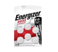 Energizer CR2032 Batterie A Bottone Al Litio 3V Confezione Da 6 S9086 ENG6880