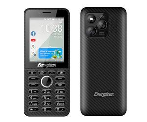 Energizer E288S, 4G, KaiOS, batteria da 2000 mAh, grande schermo da 2,8", memoria ROM 4 GB RAM 512 MB, cavo USB-C, senza caricatore di rete