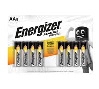 Energizer - E300839400 - Pila stilo AA - 1,5V - Alkaline Power - Energizer - blister 8 pezzi - 89487 - Conf. da 1 Pz. - E300839400