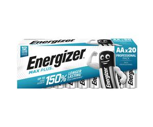 Energizer - E301323500 - Pila stilo AA - 1,5V - Max Plus alcalina - Energizer - astuccio 20 pezzi - 98543 - Conf. da 1 Pz. - E301323500