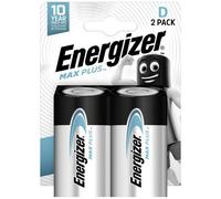 Energizer E301323900 Max Plus Batteria Torcia (D) Alcalina/manganese 1.5 V 2 pz