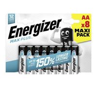 Energizer E303322300 Max Plus Batteria Stilo (AA) Alcalina/manganese 1.5 V 8 pz