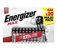 Energizer E303349600 Max Batteria Ministilo (AAA) Alcalina/manganese 1.5 V 20 p