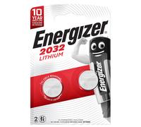 Energizer - E304127202 - Micropila CR2032 - 3V - a pastiglia - litio - Energizer - blister 2 pezzi - 89498 - Conf. da 1 Pz. - E304127202