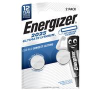 Energizer - E304205900 - Micropila CR2025 - 3V - a pastiglia - Ultimate Lithium - Energizer - blister 2 pezzi - 98135 - Conf. da 1 Pz. - E304205900