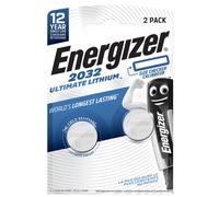 Energizer - E304206200 - Micropila CR2032 - 3V - a pastiglia - Ultimate Lithium - Energizer - blister 2 pezzi - 98134 - Conf. da 1 Pz. - E304206200
