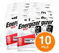 Energizer Lithium CR123 3V Pila al Litio Batteria Li-ion per Fotocamere e Flash