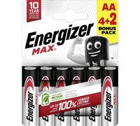 Energizer Max Batteria Stilo (AA) Alcalina/manganese 1.5 V 6 pz.
