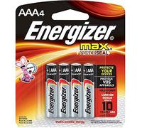 Energizer max batterie alcaline AAA 4 EA (confezione da 2)