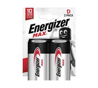 Energizer MAX Batterie Alkaline D Cell 2 Pezzi LR20 1.5V ENG6848