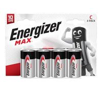 Energizer Max - Batterie C (Confezione da 4) - 1,5V LR14
