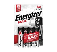 Energizer Max Batterie Stilo AA Alkaline Confezione da 4 ENG6827