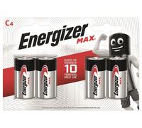 Energizer MAX C Batterie Alcaline 4 Pezzi 1.5V Lunga Durata ENG6565