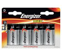 Energizer Max D - Batterie alcaline (confezione da 4)