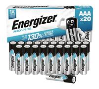 Blister da 20 Pile Alcaline Max Plus MiniStilo AAA E92 DP20 60/120-Energizer