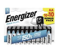 Energizer Max Plus Pile LR6 (AA) alcaline 1.5 V 20 pz