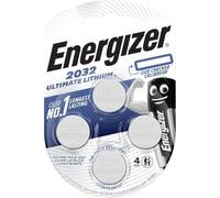 Energizer Pila a Bottone CR 2032 al Litio Ultimate 2032 235 mAh 3 V 4pcs.
