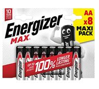 ENERGIZER PILAS ALKALINE MAX E301531300, AA / LR6 BP8 BR, Grigio