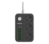 Energizer PRESA MULTIPLA ENERGIZER 3 SCHUKO + 6 USB A CON INTERRUTTORE