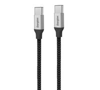 Energizer(R) Cavo intrecciato da USB-C a USB-C, 2,4 m, nero