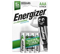 Batteria Ministilo Ricaricabile AAA Energizer Extreme Recharge HR03 4 pezzi
