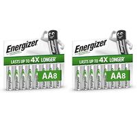Energizer Recharge Power Plus - Batterie Ricaricabili AA (Confezione da 16) - Pile 2000 mAh NiMH - pronte all'uso - potenza di lunga durata - 100% imballaggio riciclabile privo di plastica