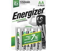 Energizer Recharge Universal Batterie Ricaricabili AA (Confezione da 4) Pile