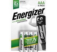 Energizer Batterie Ricaricabili AAA, Recharge Universal, Confezione da 4