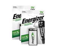 Energizer Ricarica Power Plus Batterie 9V HR22 175mAh 1.2V Dettaglio Imballaggio