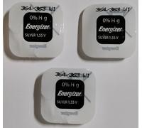 Energizer Set di 3 Blister di 1 batteria ossido di argento 364/363
